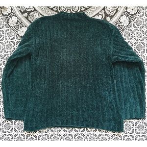 Vintage Sweaters - Emerald• Oversized chenille jumper Vintage Sweaters - Emerald• Oversized chenille jumper